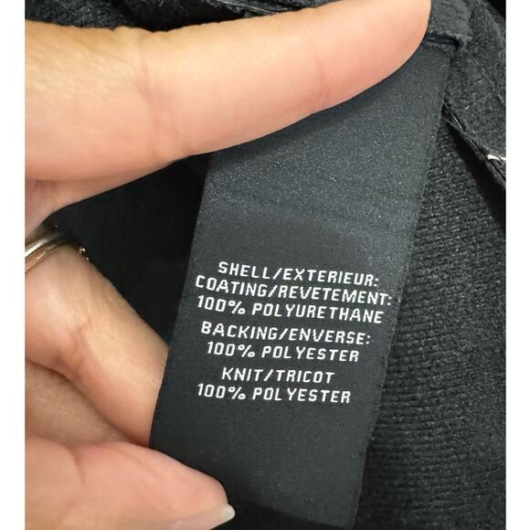 Bagatelle Open Black Front Faux Leather Jacket Women Size 1X Rocker Biker Casual - Picture 9 of 9